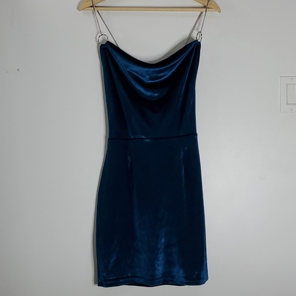 Fashion Nova Dresses & Skirts - FASHION NOVA | Mini Dress Blue Jewel Tone